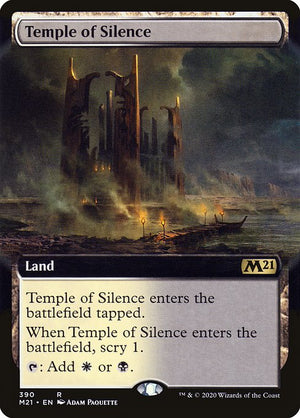 Temple of Silence (390) [Core Set 2021] [Extended Art]