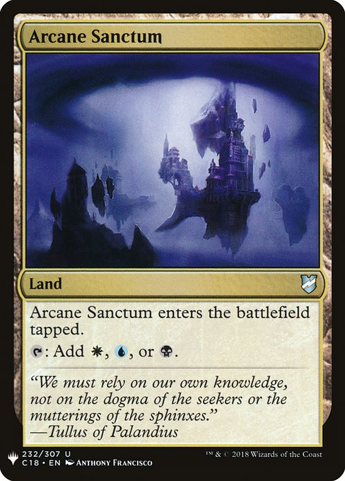 Arcane Sanctum (C18-232) [The List]