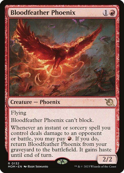 Bloodfeather Phoenix (132) [March of the Machine]