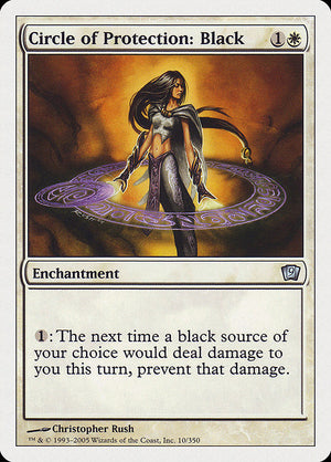 Circle of Protection: Black (10) [Ninth Edition]