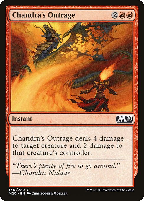 Chandra's Outrage (130) [Core Set 2020]