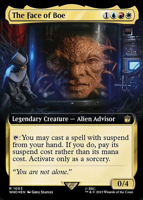 The Face of Boe (1003) [Doctor Who] [Extended Art]