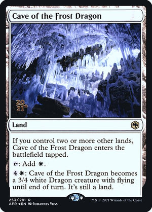 Cave of the Frost Dragon (253s) [Adventures in the Forgotten Realms Promos]