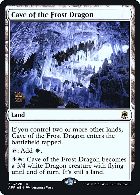 Cave of the Frost Dragon (253s) [Adventures in the Forgotten Realms Promos]