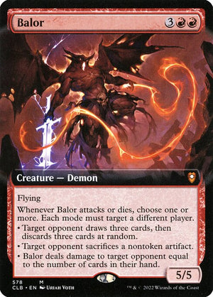 Balor (578) [Commander Legends: Battle for Baldur's Gate] [Extended Art]