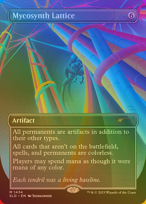 Mycosynth Lattice (1434★) [Secret Lair Drop] [Borderless]