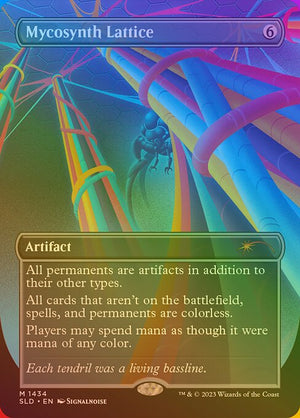Mycosynth Lattice (1434★) [Secret Lair Drop] [Borderless]