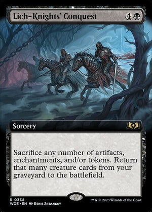Lich-Knights' Conquest (338) [Wilds of Eldraine] [Extended Art]
