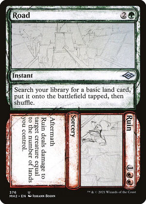 Road // Ruin (376) [Modern Horizons 2] [Showcase]