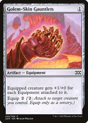 Golem-Skin Gauntlets (259) [Double Masters]