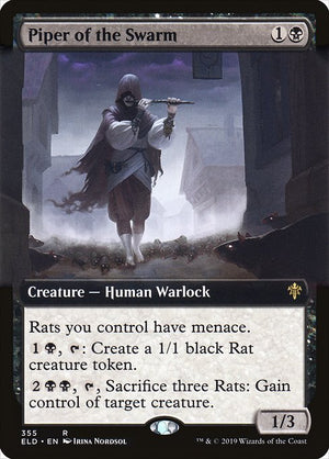 Piper of the Swarm (355) [Throne of Eldraine] [Extended Art]