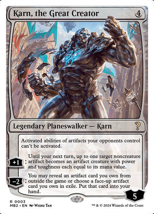 Karn, the Great Creator (3) [Mystery Booster 2]