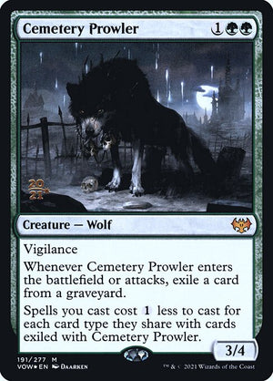 Cemetery Prowler (191s) [Innistrad: Crimson Vow Promos]