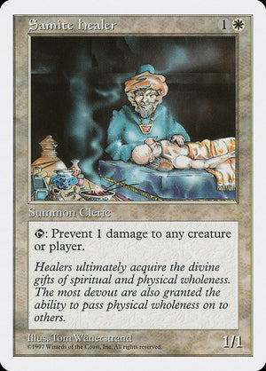 Samite Healer (58) [Fifth Edition]