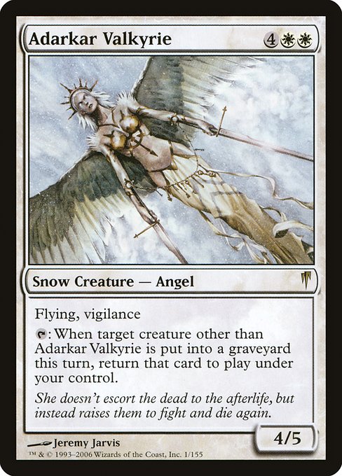 Adarkar Valkyrie (1) [Coldsnap]