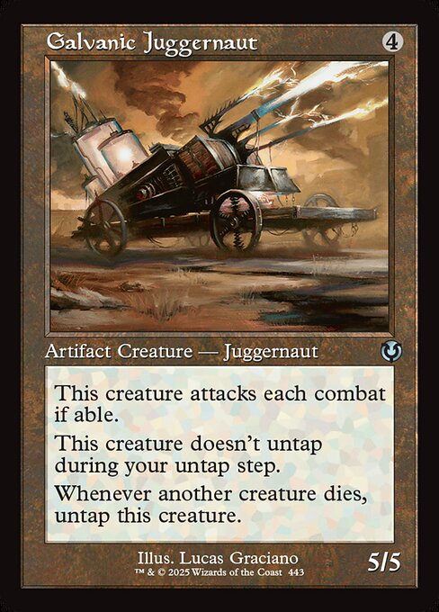 Galvanic Juggernaut (443) [Innistrad Remastered]