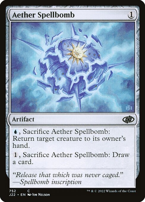 Aether Spellbomb (752) [Jumpstart 2022]