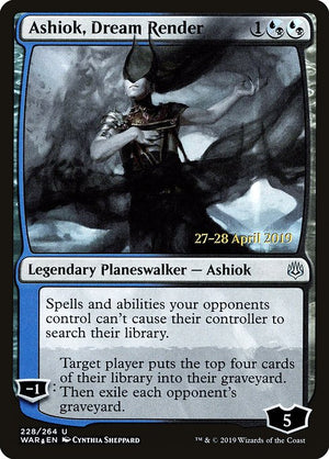 Ashiok, Dream Render (228s) [War of the Spark Promos]