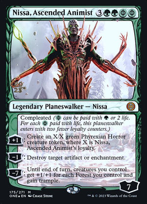 Nissa, Ascended Animist (175s) [Phyrexia: All Will Be One Promos]