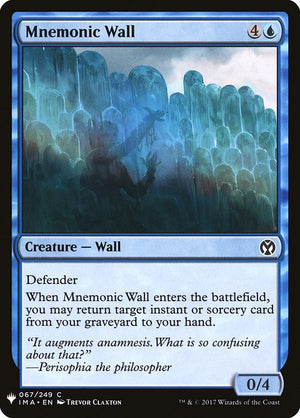 Mnemonic Wall (IMA-67) [The List]