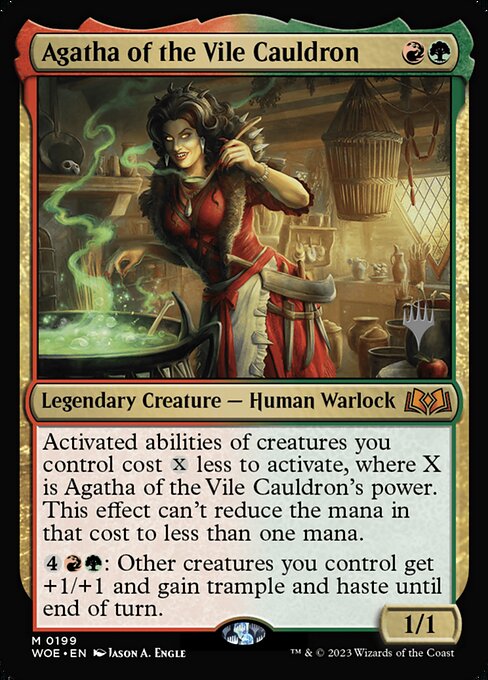 Agatha of the Vile Cauldron (199p) [Wilds of Eldraine Promos]