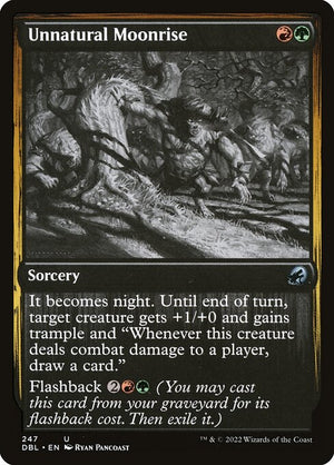 Unnatural Moonrise (247) [Innistrad: Double Feature]