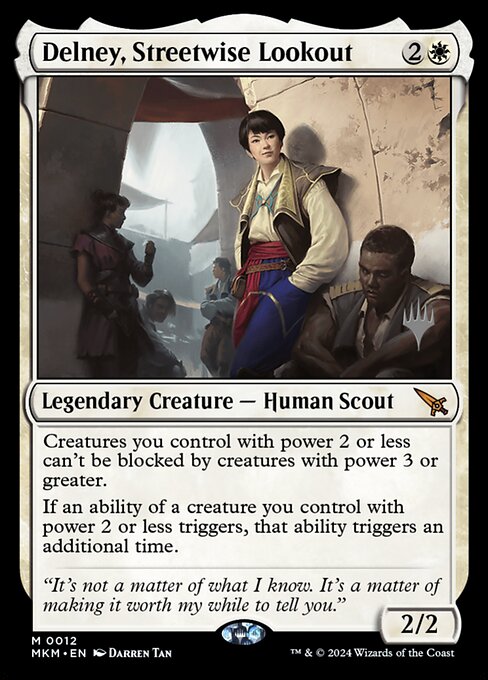 Delney, Streetwise Lookout (12p) [Murders at Karlov Manor Promos]