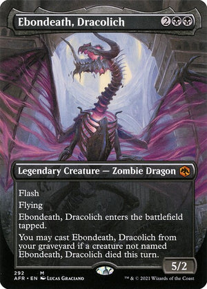 Ebondeath, Dracolich (292) [Adventures in the Forgotten Realms] [Borderless]