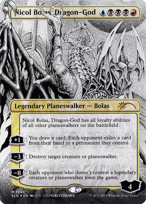 Nicol Bolas, Dragon-God (1246) [Secret Lair Drop] [Borderless]
