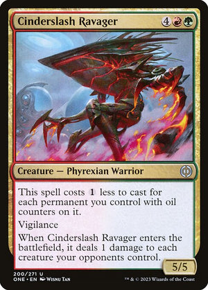 Cinderslash Ravager (200) [Phyrexia: All Will Be One]