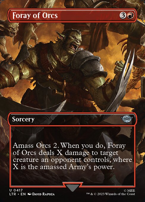 Foray of Orcs (417) [The Lord of the Rings: Tales of Middle-earth] [Borderless]