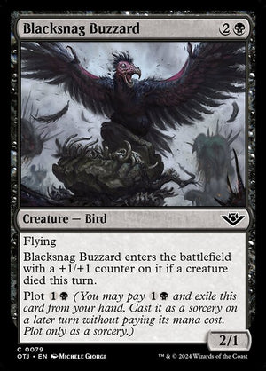 Blacksnag Buzzard (79) [Outlaws of Thunder Junction]