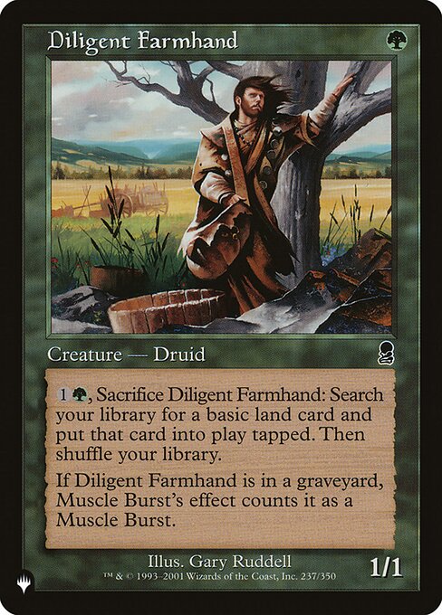 Diligent Farmhand (ODY-237) [The List]