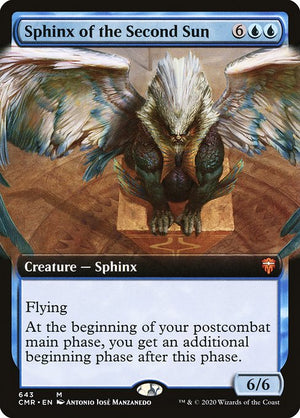 Sphinx of the Second Sun (643) [Commander Legends] [Extended Art]