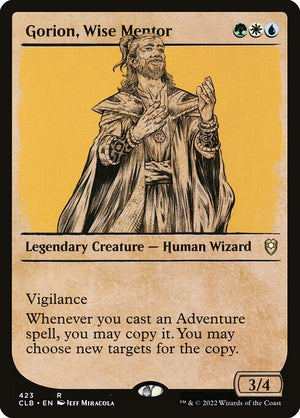 Gorion, Wise Mentor (423) [Commander Legends: Battle for Baldur's Gate] [Showcase]