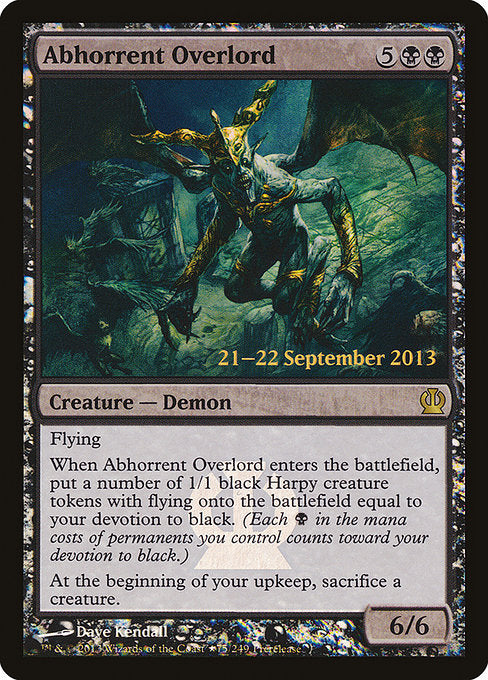 Abhorrent Overlord (75★) [Theros Promos]