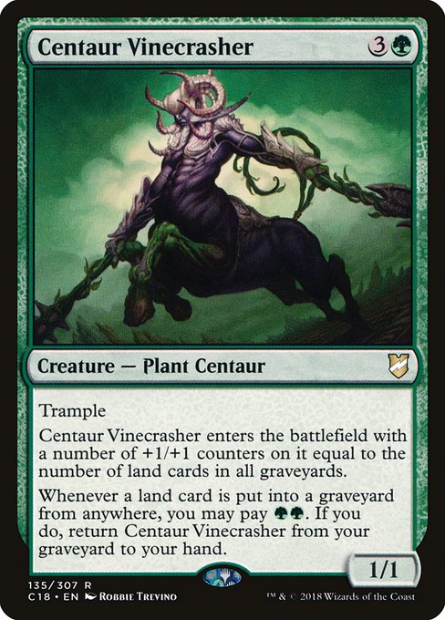 Centaur Vinecrasher (135) [Commander 2018]
