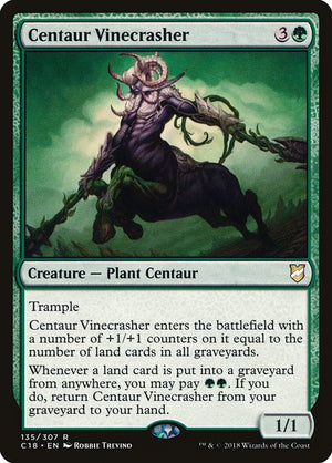 Centaur Vinecrasher (135) [Commander 2018]