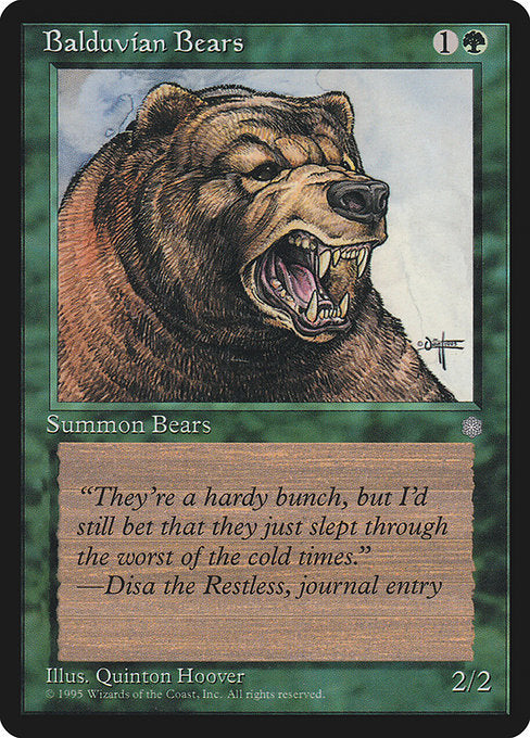 Balduvian Bears (226) [Ice Age]
