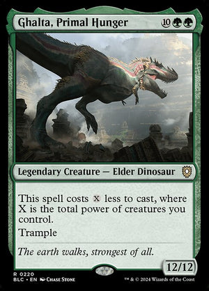 Ghalta, Primal Hunger (220) [Bloomburrow Commander]