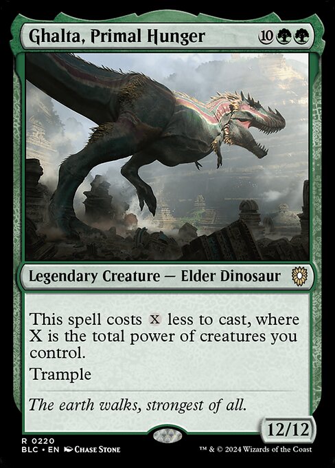 Ghalta, Primal Hunger (220) [Bloomburrow Commander]