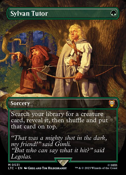Sylvan Tutor (531) [Tales of Middle-earth Commander] [Borderless]