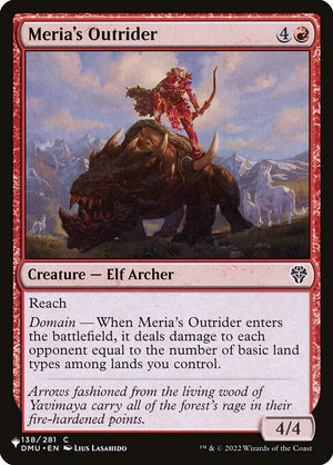 Meria's Outrider (DMU-138) [The List]