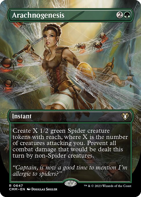 Arachnogenesis (647) [Commander Masters] [Borderless]