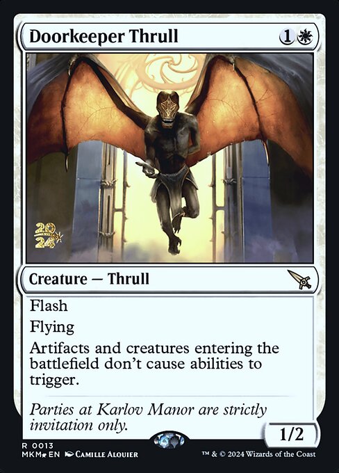 Doorkeeper Thrull (13s) [Murders at Karlov Manor Promos]