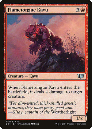 Flametongue Kavu (176) [Commander 2014]