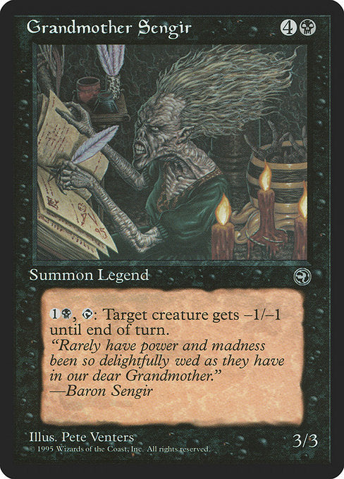 Grandmother Sengir (50) [Homelands]