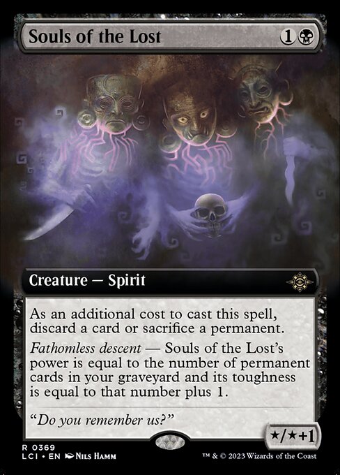 Souls of the Lost (369) [The Lost Caverns of Ixalan] [Extended Art]