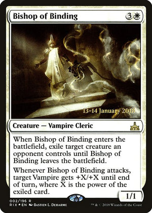 Bishop of Binding (2s) [Rivals of Ixalan Promos]