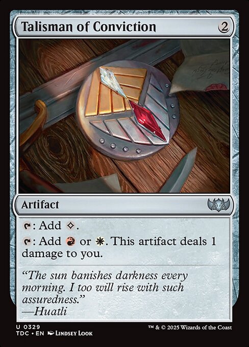 Talisman of Conviction (329) [Tarkir: Dragonstorm Commander]